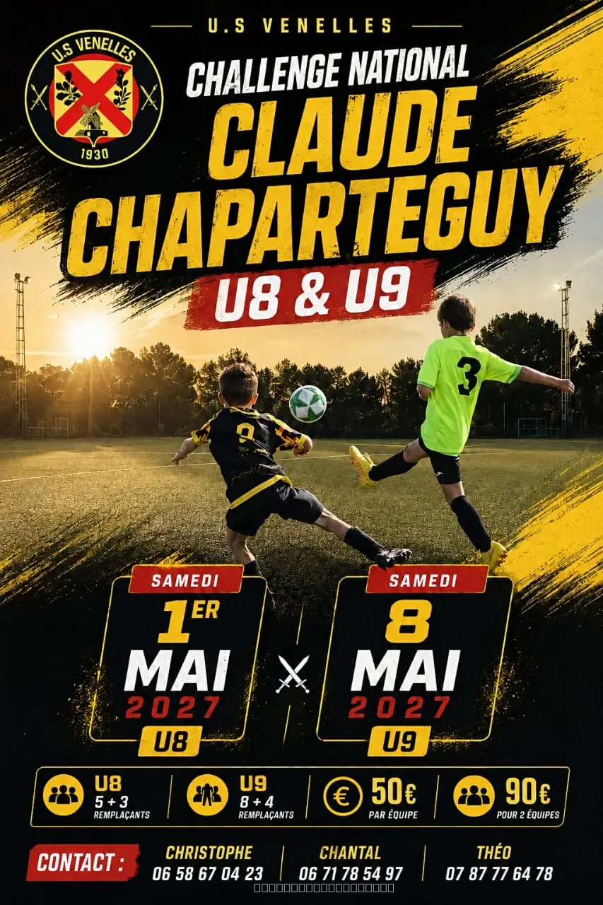 Plaquette du tournoi CHALENGE NATIONAL CLAUDE CHAPERTEGUY