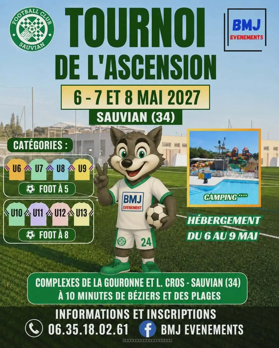Plaquette du tournoi TOURNOI DE L'ASSENSION